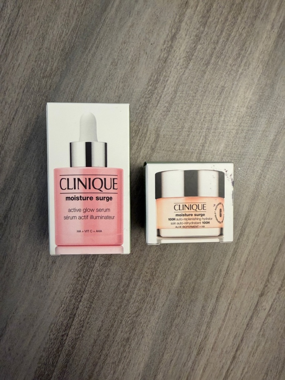 Clinique Moisture Surge Pink Serum & Cream Duo
